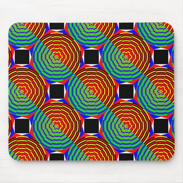 Digital Sunset by Kenneth Yoncich Mouse Mat (Front)