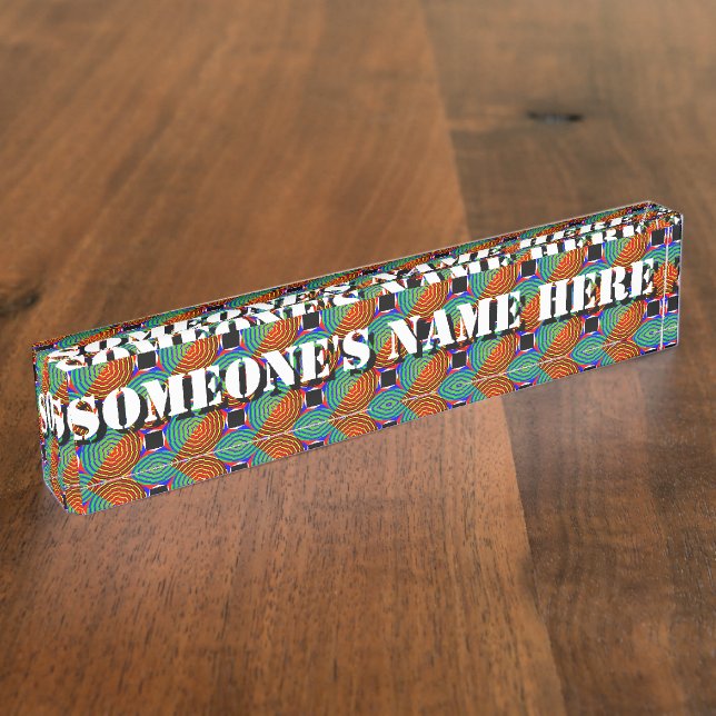 Digital Sunset by Kenneth Yoncich Nameplate (Side)