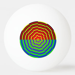 Digital Sunset by Kenneth Yoncich Ping Pong Ball