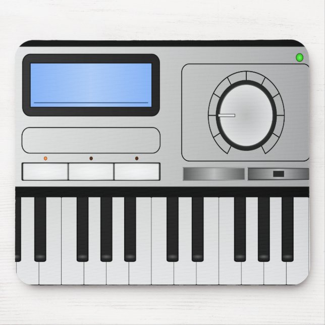 Digital Synthesizer Keyboard Mousepad (Front)