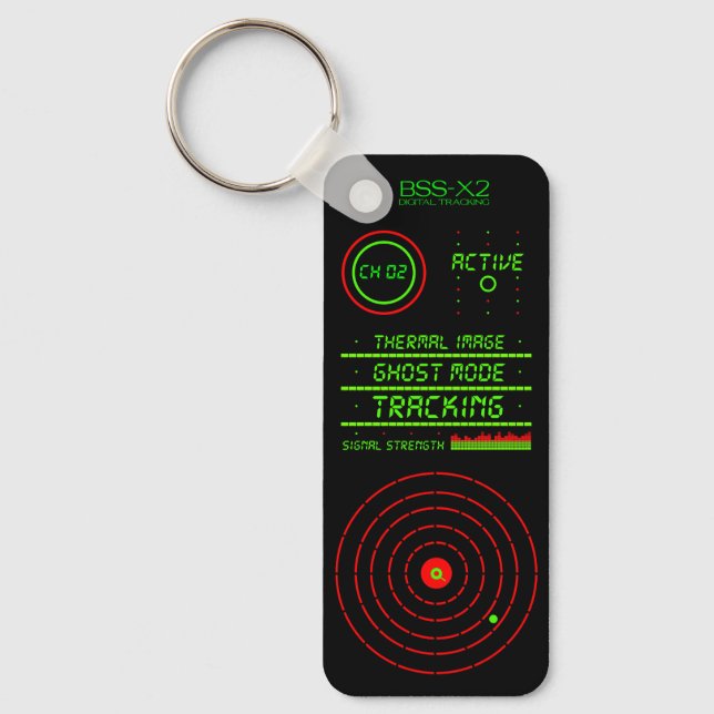 Digital Tracking Security Surveillance System Fake Key Ring (Front)