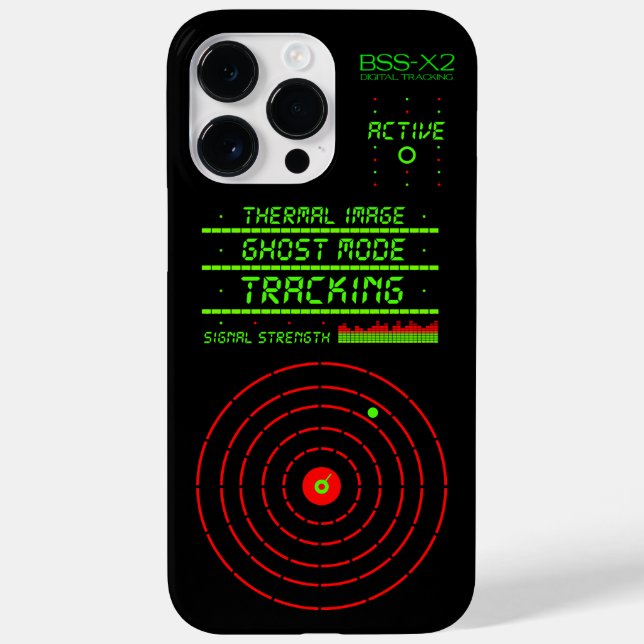 Digital Tracking Security System Fake Surveillance Case-Mate iPhone Case (Back)