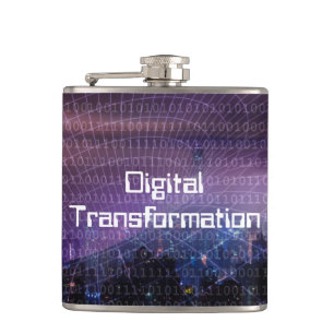 Digital Transformation for Business Hip Flask