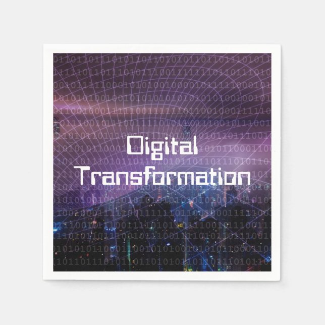 Digital Transformation for Business Napkin (Front)