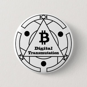 Digital Transmutation Alchemy 6 Cm Round Badge