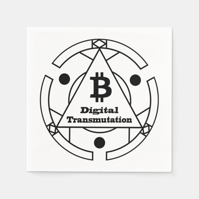 Digital Transmutation Alchemy Napkin (Front)