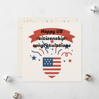 Digital U.S. Citizenship Congratulations Card 