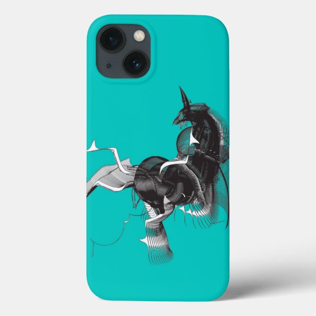 Digital Unicorn Case-Mate iPhone Case (Back)