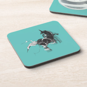 Digital Unicorn Coaster