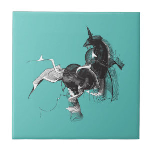 Digital Unicorn Tile