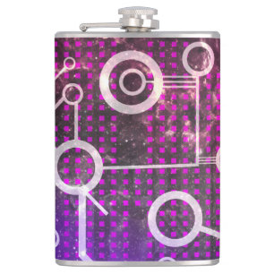 Digital Universe Hip Flask