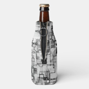 Digital Urban Circuit Bottle Cooler