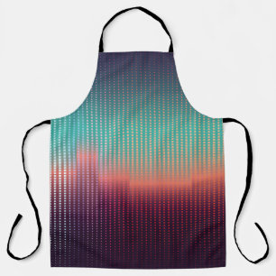 Digital urban landscape, colourful squares. apron
