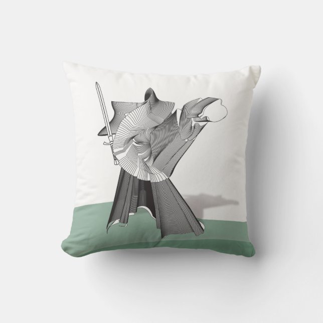 Digital Warrior Cushion (Front)