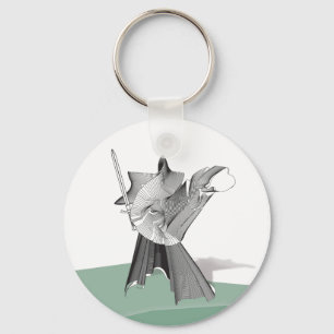 Digital Warrior Key Ring