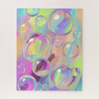 Digital watercolor jigsaw puzzle