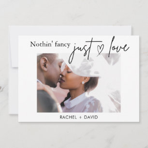 Digital We Eloped Card Elopement Wedding Party
