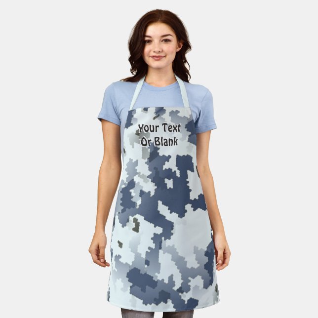 Digital Winter Camouflage Apron (Worn)