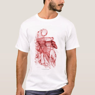 Digital wireframe of the human heart T-Shirt