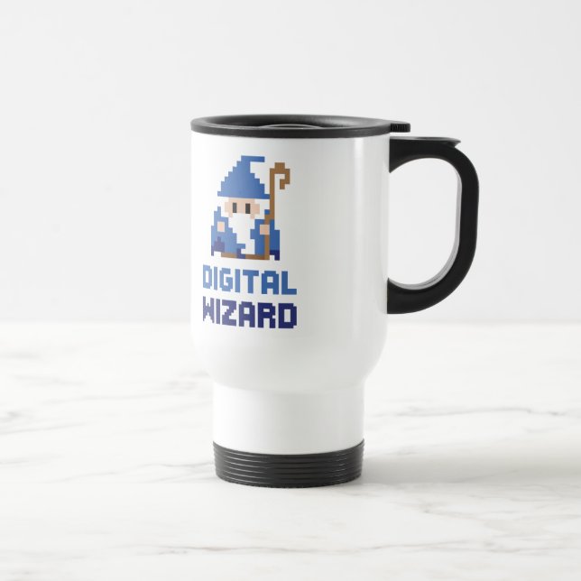 Digital Wizard Travel Mug (Right)