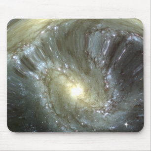 Digitally altered galaxy mouse mat