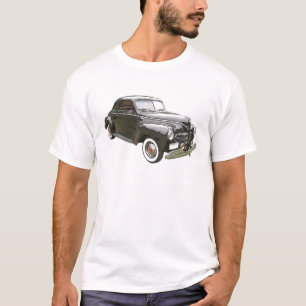 Digitally enhanced image of a black 1941 Plymouth T-Shirt