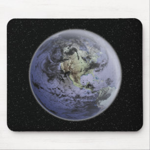 Digitally enhanced image of the Full Earth Mouse Mat
