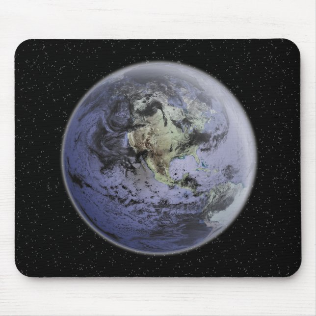 Digitally enhanced image of the Full Earth Mouse Mat (Front)