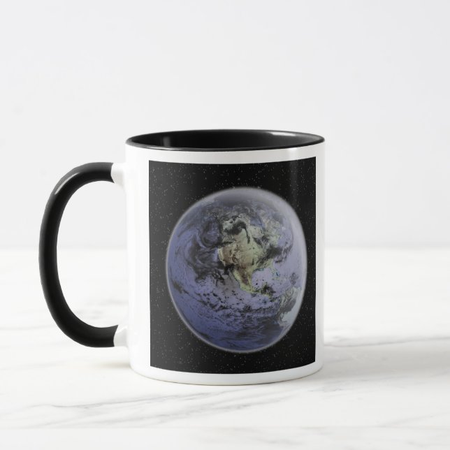 Digitally enhanced image of the Full Earth Mug (Left)