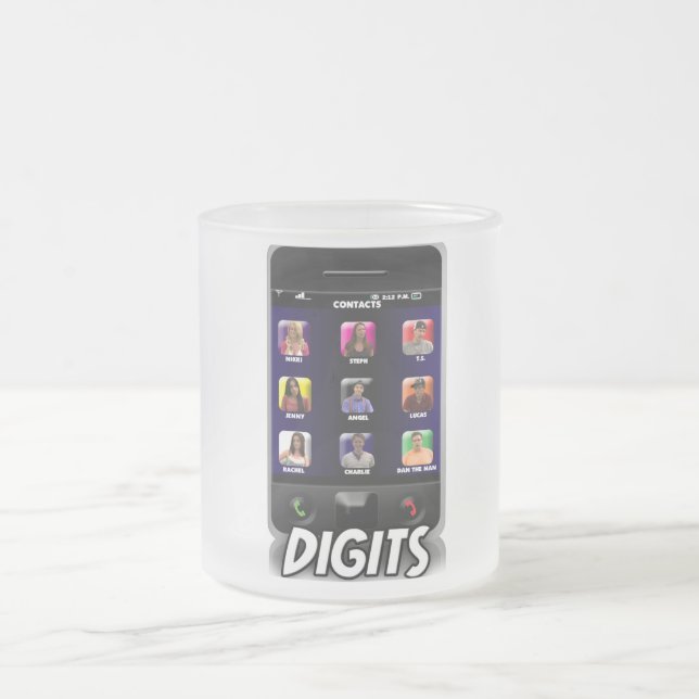 Digits - Logo Frosted Mug (Center)
