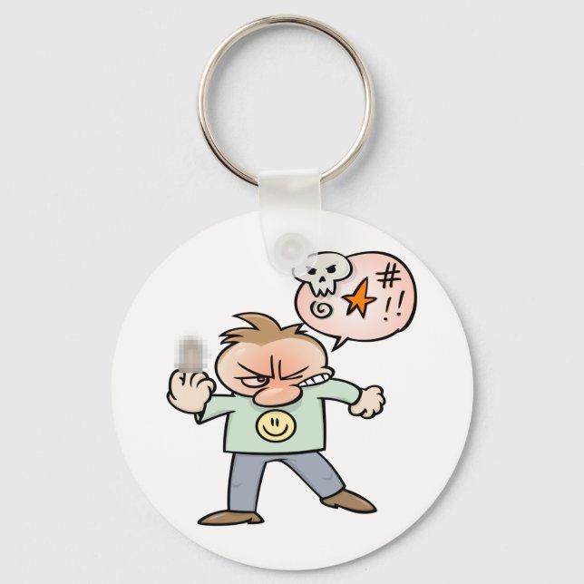 Digitus Impundicus Key Ring (Front)