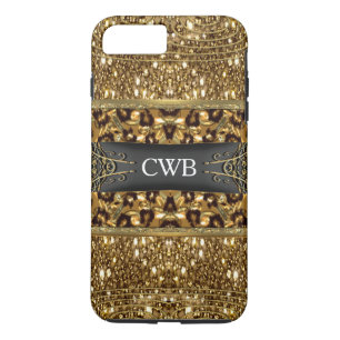 Digloos Leopard Monogram  Plus iPhone 8 Plus/7 Plus Case