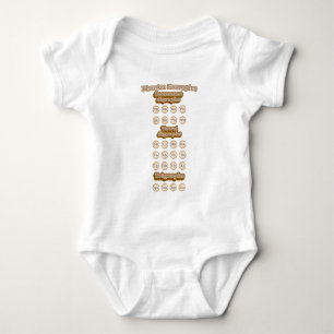 Digraphs, Trigraphs Learning English Phonics Baby Bodysuit