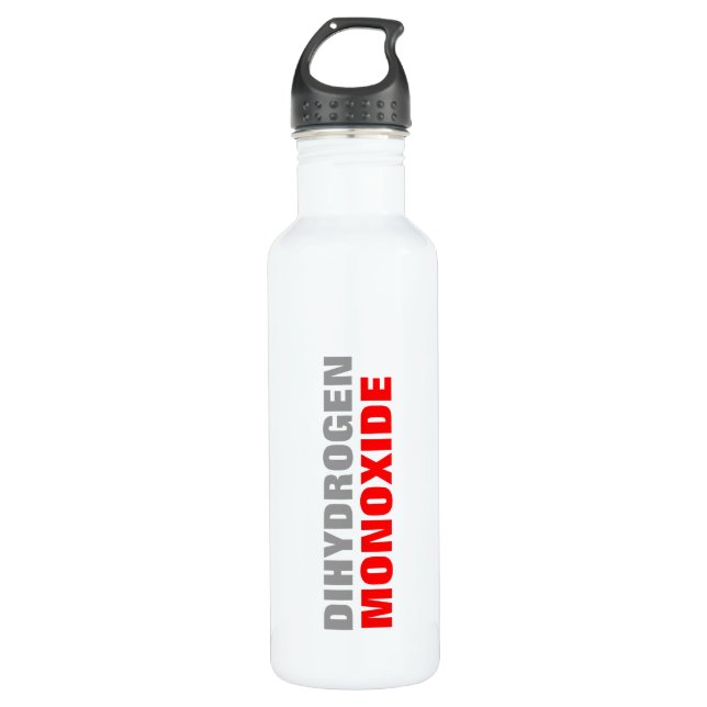 Dihydrogen Monoxide 710 Ml Water Bottle (Front)