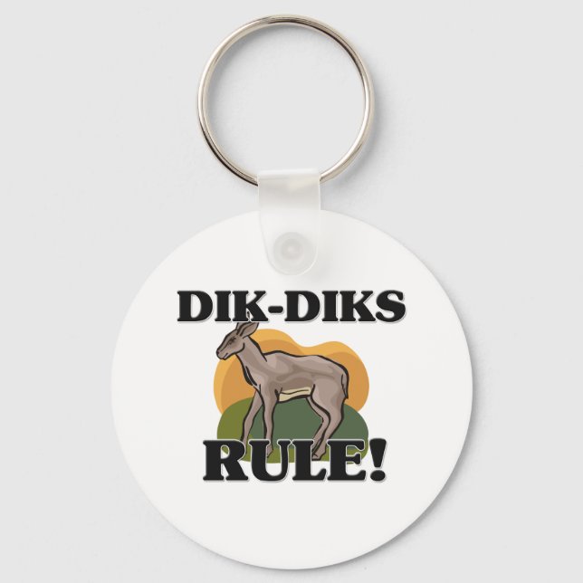 DIK-DIKS Rule! Key Ring (Front)