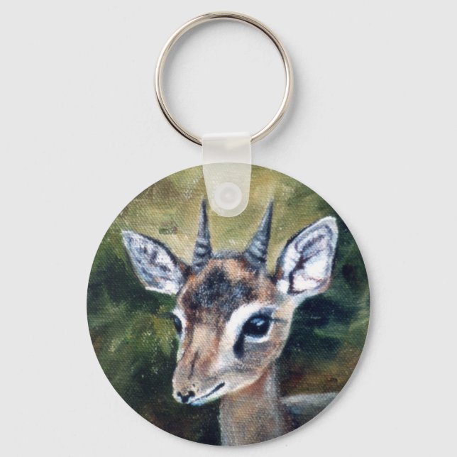 Dikdik Dwarf Antelope Keychain (Front)