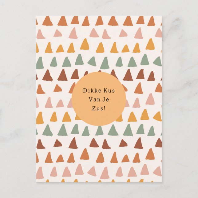 Dikke Kus Van Je Zus Quote Card (Front)