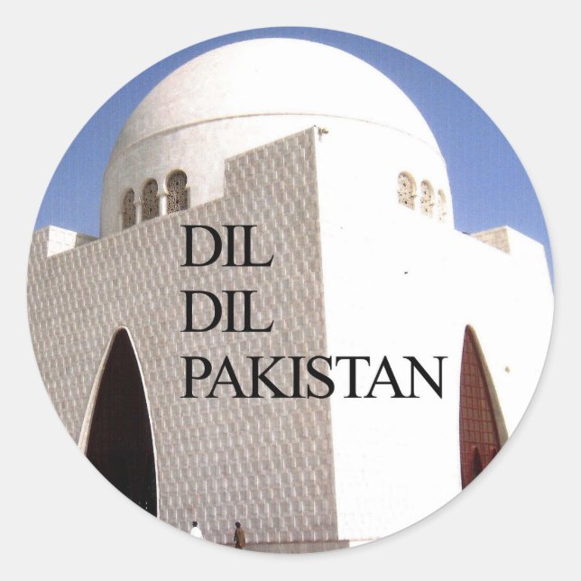 Dil Dil Pakistan Hakuna Matata Classic Round Sticker (Front)