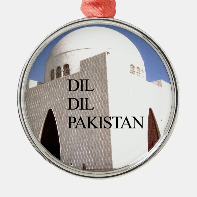 Dil Dil Pakistan Hakuna Matata Metal Tree Decoration (Front)