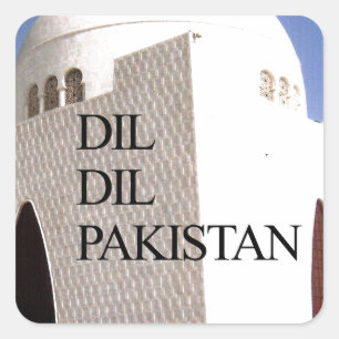 Dil Dil Pakistan Hakuna Matata Square Sticker