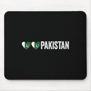 Dil Pakistan Azadi Mubarak Heart Flag Day Proud Ro Mouse Mat