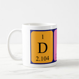 Dila periodic table name mug