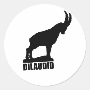 Dilaudid Classic Round Sticker
