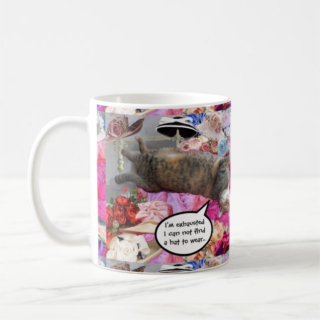 Dilemma of Princess Tatus Cat Coffee Mug (Left)