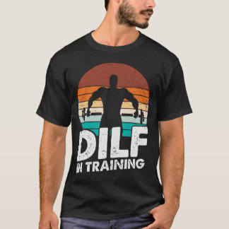 DILF In Training Funny Vintage T-Shirt