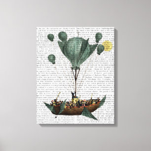 Diligenza Per La Luna Canvas Print