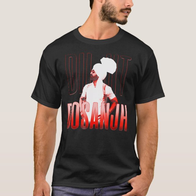 Diljit Dosanjh  Punjabi Singer  Desi Apparel  Punj T-Shirt (Front)