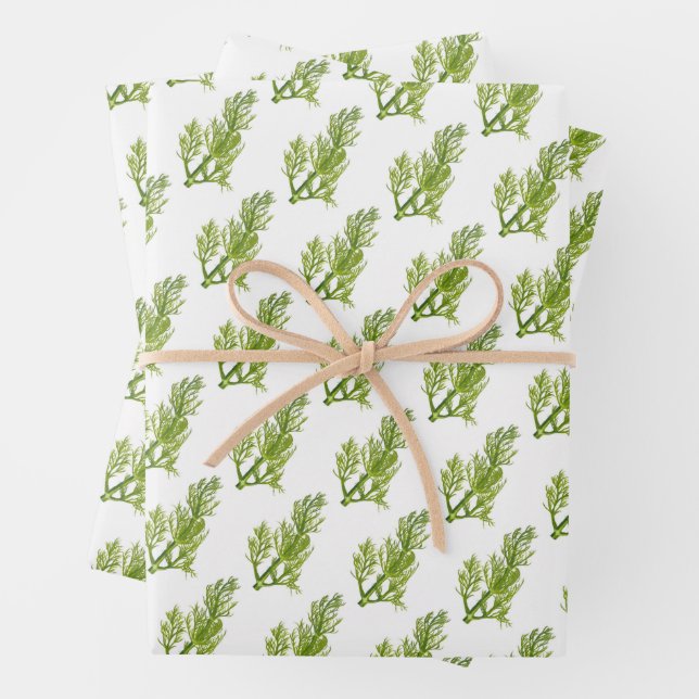 Dill Art Wrapping Paper Sheet (In situ)