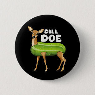 dill doe 6 cm round badge