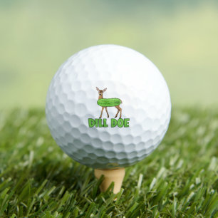 Dill Doe Funny Adult Humour Funny Nature Deer Golf Balls